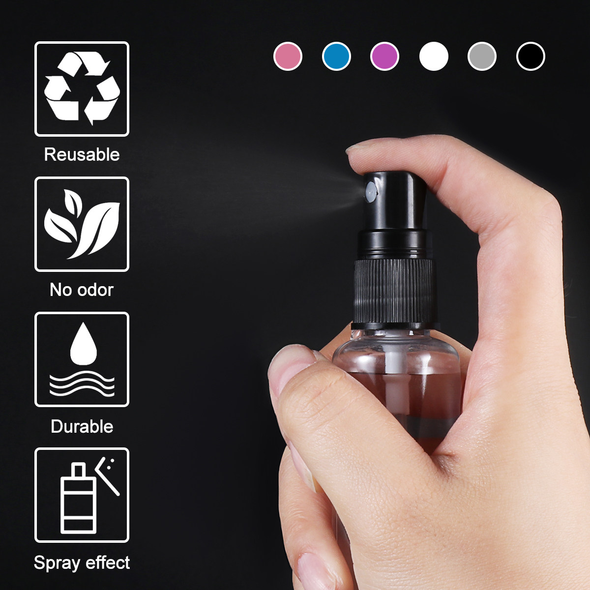 12Pcs Leak Proof Portable Spra - огляд і ціна Misting Bottle Fine